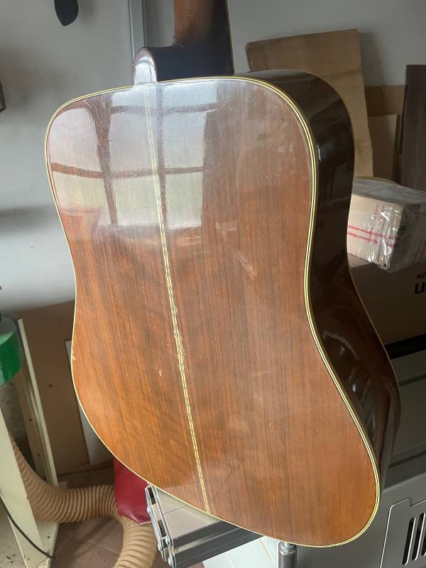 Ibanez Artist 2602 body back view